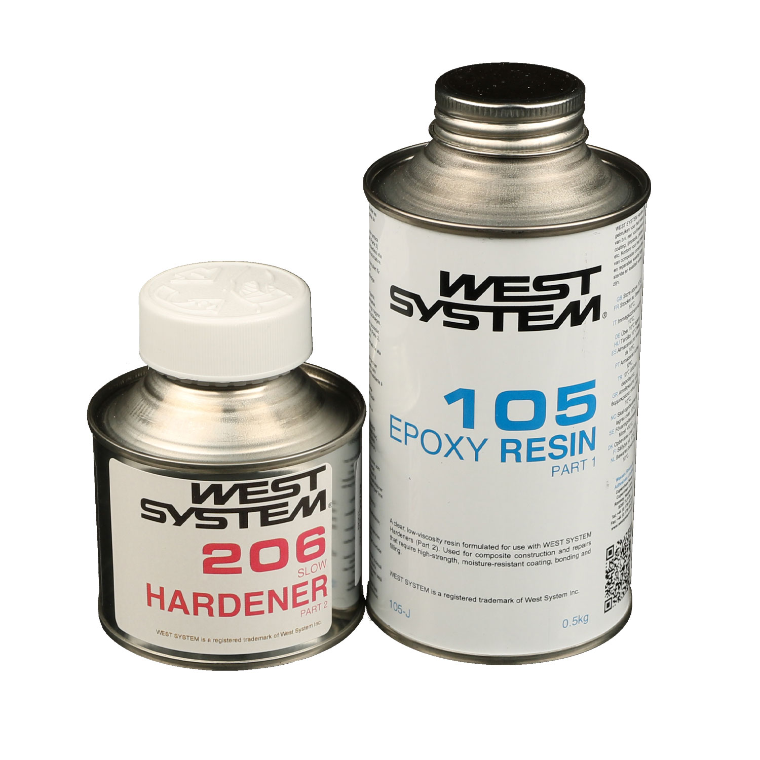 WEST SYSTEM Epoxy Harz inkl Härter Set 105-206